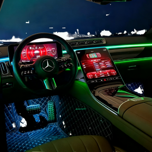 Gran oferta W223 iluminación LED ambiental activa 64 colores LED multicolor para <span class=keywords><strong>Mercedes</strong></span> <span class=keywords><strong>Clase</strong></span> S MAYBACH S480 accesorio Interior de automóvil - Product Image 2