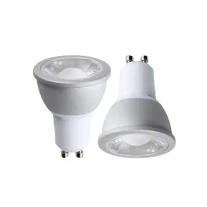 Sky factory cob lampu sorot led, 6w gu10 mr16 6w 85-265v 12v dapat diredupkan 110v 220v ra>90 bohlam haolgen 50w