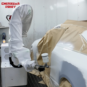 หุ่นยนต์พ่นสีรถ AI 3D Vision สำหรับยานพาหนะขนาด 5-7.5 เมตร แขนยาว 1.9 เมตร พร้อมระบบยกและพ่นสีอัตโนมัติ - Product Image 3