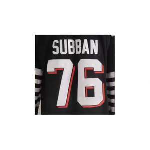 Jersey baru P. K. Subban Jersey hoki jahitan Kualitas Terbaik alternatif 2021/22 hitam - Product Image 1