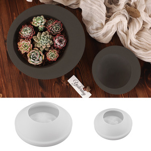 Nueva llegada DIY cristal gota pegamento yeso cemento yeso vela tazas macetas almacenamiento cuencos vela contenedores <span class=keywords><strong>moldes</strong></span> <span class=keywords><strong>de</strong></span> silicona - Product Image 4
