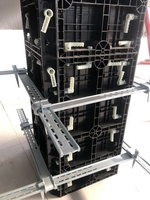 Kaixuan – Coffrage modulaire réutilisable en plastique ABS léger pour bâtiment moderne, pince de colonne réglable, moule carré, durée de vie prolongée