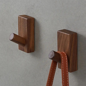 Percha Artop de madera para sala de estar con gancho de metal para colgar en la pared, soporte para sombreros, soporte de almacenamiento de MDF en caja de diseño OEM embalada - Product Image 3