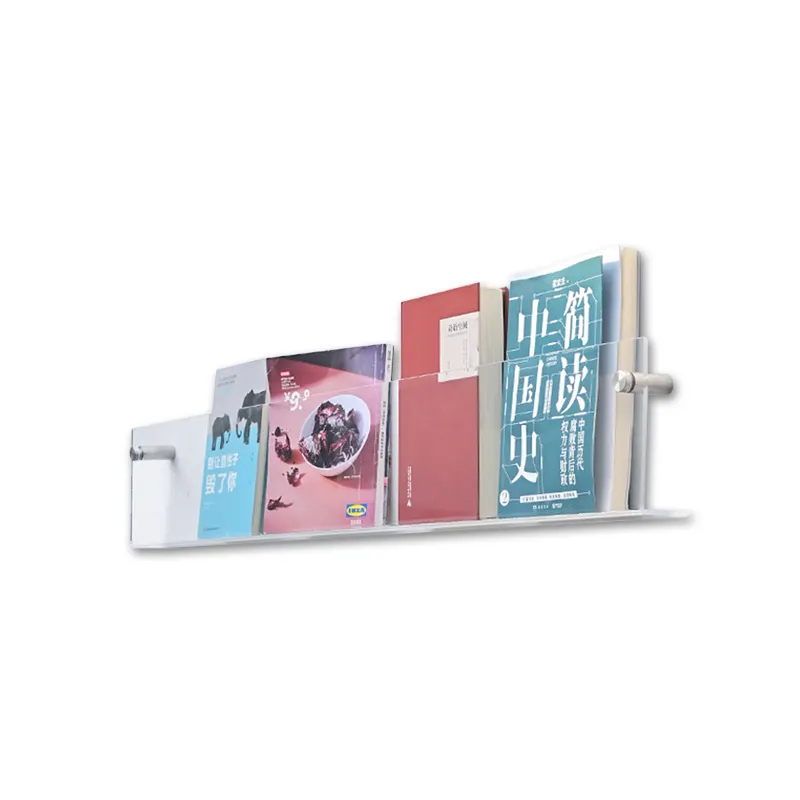 Acryl Boekenplank, Transparantie, Acryl Display Plank, Minimalistische Stijl, Boekhandel Decor, Muur Boekenplank,.