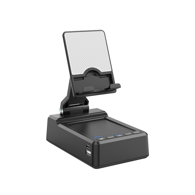 3 in 1 Phone Holder BT Wireless Speaker 5000mAh Portable Power Bank Desktop Stand Adjustable Bracket Mini Speaker Custom Logo