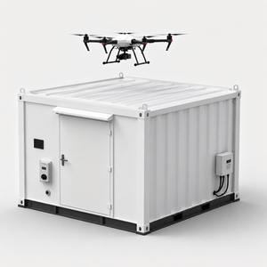 Station d'accueil pour système aérien autonome, hangar intelligent pour la patrouille de sécurité, l'inspection, la cartographie et la collecte de données - Product Image 2