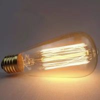 Ampoule Led rétro 40W ampoule variable lampe e27 220V ampoule Vintage en tungstène st64 pour Bar Restaurant décoration