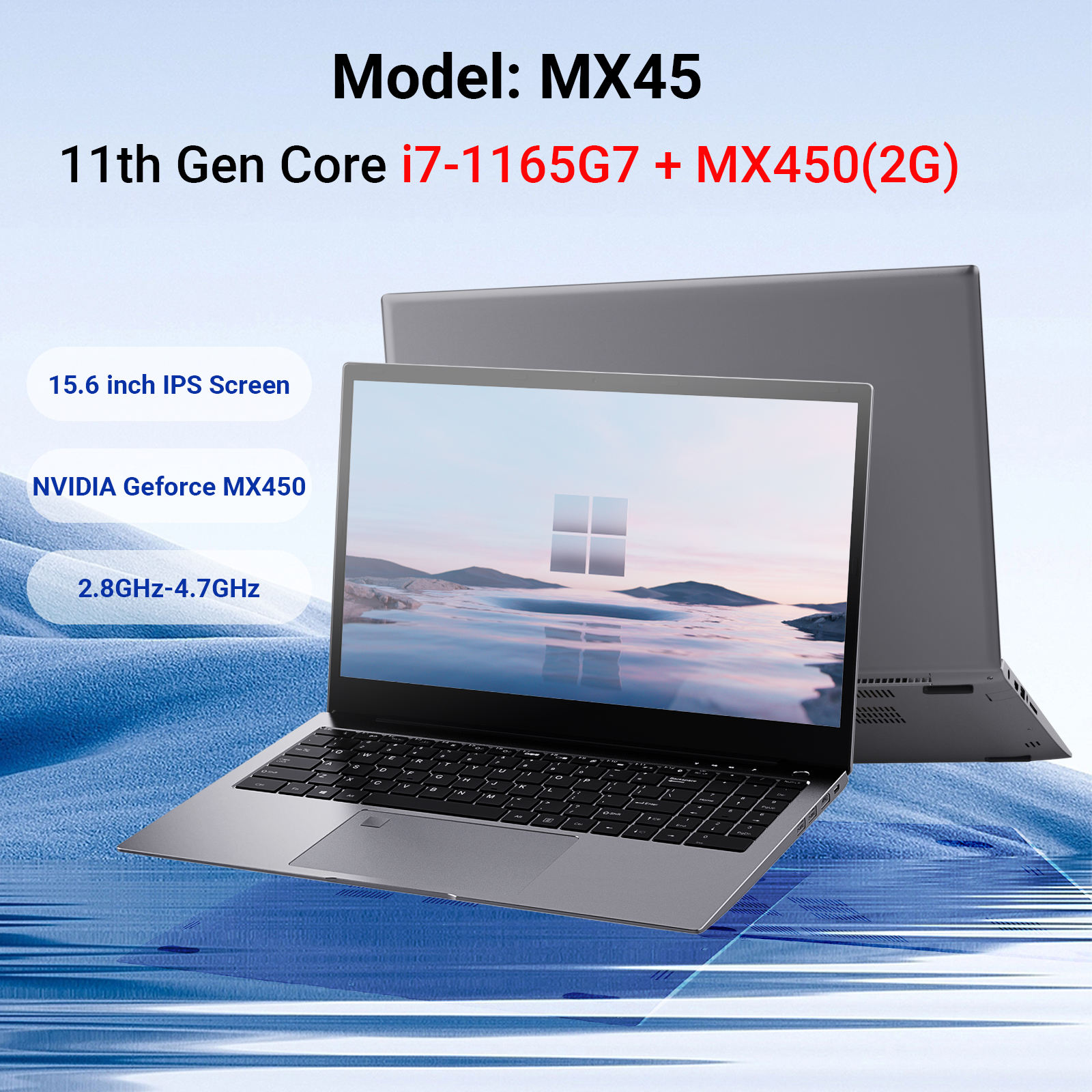 I7-1165G7 + MX450(2G)