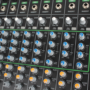 Professional Audio Mixer <strong>DJ</strong> Console with Wired Communication Metal Handheld Microphone Audio <strong>Interface</strong> <strong>Controller</strong> - Product Image 4