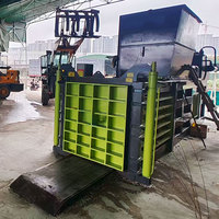 99% Recycling Rate Full-Automatic Horizontal Two Ram Baler Machine for Paper, Plastic Film, Iron Cans and Aluminum Cans
