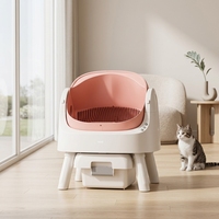 AutoScooper 11 Bac à litière automatique intelligent pour chats, grande capacité, fonctionnement silencieux, contrôle des odeurs, plug-and-play pour maisons multi-chats