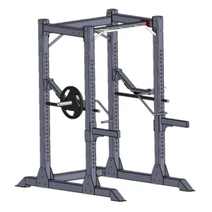 Commerciële Fitnessapparatuur Sterkte Machine Multi Functionele Power Rack Home Gym Apparatuur (AXD-D06)