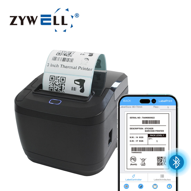 Factory Price 3inch Thermal Printer Sticker for Clothes Fruit Price Tag Label Printer
