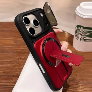 เคสโทรศัพท์แม่เหล็กแบบด้าน ขายดี สำหรับ iPhone 17 12 13 Pro Max 14 15 16 Plus 17 Air พร้อมขาตั้งแบบซ่อนในตัว ป้องกันการกระแทก - Product Image 5