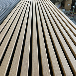 Pannelli Acustici dal Design Moderno con Modello 3D in Legno MDF Impiallacciato a <span class=keywords><strong>Doghe</strong></span> per Pareti - Product Image 4