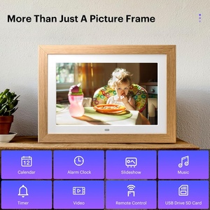 Digital Picture Frame with Remote Control, 10.1 Inch Digital Photo Frame 1280 * 800 IPS Screen, Removable Wooden Frame for Gift - Product Image 5