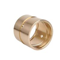 Roulements autolubrifiants Bagues bimétalliques à plaque en bronze, bagues DU JDB Bague en laiton à rainure d'huile à douille en bronze fritté