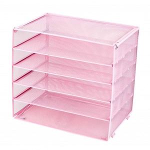 Organisateur de bureau en maille à 5 compartiments pour trier les papiers, de qualité supérieure - Product Image 4