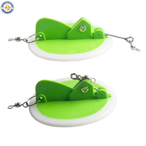 Conector de disco con plomada incorporada de 8.7cm ajustable para equipo de pesca de arrastre en barco en agua salada - Product Image 1