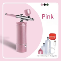 Ensemble d'aérographes portables avec compresseur, recharge USB, buse de 0,3 mm pour la peinture, le tatouage, la manucure, le maquillage et la coloration de modèles