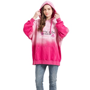 Oversized Pullover Hoodie <b>Spray</b> Dye Ombre 100% Cotton / CVC Fleece or French Terry Custom Print Streetwear - Product Image 1