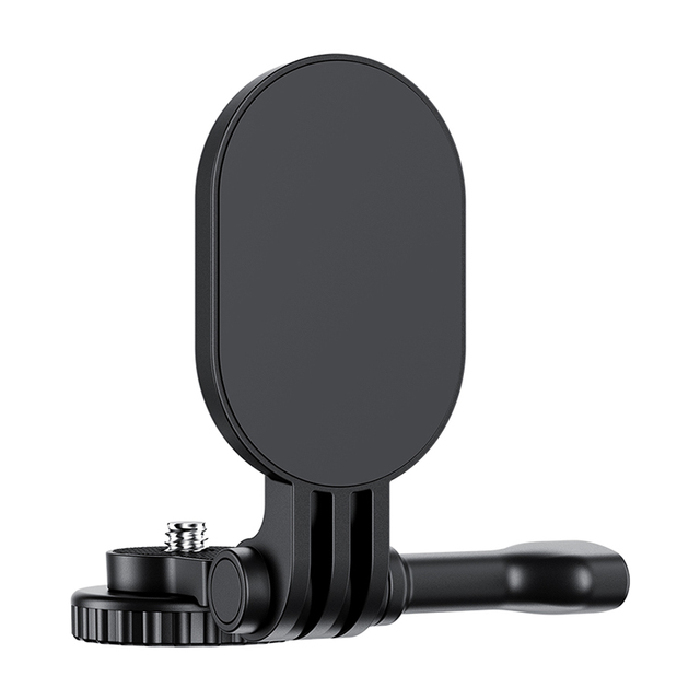JJC Magnetic Camera Mount Base for DJI Osmo Action 5 Pro 4 3/Pocket 3/360/Nano/Magnetic Rubber Coating Car Holder 360°Adjustment