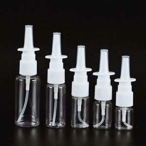 Hot Sale 5ml 10ml 20ml Empty Transparent Rhinitis Anti Allergy Pointed Tip Plastic Nasal <b>Bottle</b> with Pump Sprayer - Product Image 3