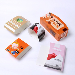 Boîte d'emballage alimentaire en gros, pochette, impression personnalisée, couverture complète, emballage <span class=keywords><strong>coulissant</strong></span>, pochette en papier - Product Image 4