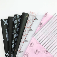 Papier de soie personnalisé avec logo d'entreprise pour l'emballage des vêtements, pulpe enduite cirée pour impression