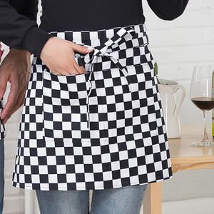 LOGOTIPO personalizado, varios estilos, delantales de media longitud, chalecos cortos de chefs de Hotel para hombres y mujeres, delantal de <span class=keywords><strong>trabajo</strong></span> de <span class=keywords><strong>camarero</strong></span> de restaurante de comida rápida - Product Image 3