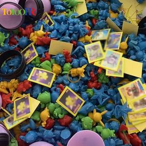 Mini 5 cm di plastica Pikachu <span class=keywords><strong>Ball</strong></span> classica collezione di giocattoli di ispirazione Anime con figure di cartoni animati di Psyduck Eevee ispirate a Pokemoned - Product Image 5