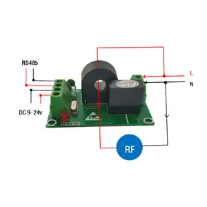 High performance measurement of electricity consumption AC current detector digital single-phase induction energy meter