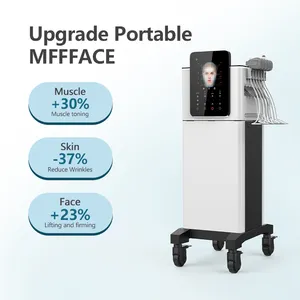 6 Pads MFFace Skin Firming Removal Eyebags PEFACE RF Skin Tightening HILFES Machine For Face Muscle Building