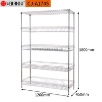 Étagère de rangement compacte et réglable en fil métallique multi-tailles, idéale pour garage, garde-manger et entrepôt