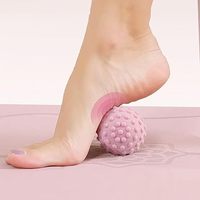 Pelota de Masaje de Acupresión para Fisioterapia, Yoga y Masajes, para Puntos de Presión, Plantar, Lumbar, Espalda, Hombros y Cuello