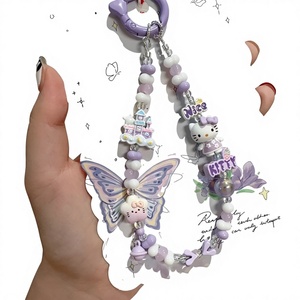 Chaîne de téléphone pour fille, modèle original mignon KT Cat Castle, avec lanière courte pour <span class=keywords><strong>appareil</strong></span> <span class=keywords><strong>photo</strong></span> CCD, modèle 288 - Product Image 1