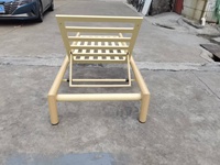 Chaises longues de luxe uniques pour piscine extérieure Chaises longues de plage à vendre Chaise longue en métal Chaise longue de haute qualité en bois pour hôtel
