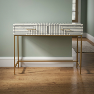 Table basse moderne convertible en os de buffle incrusté, extensible, écologique, facile à nettoyer, portable, avec cadre en bois, mobilier de maison - Product Image 1