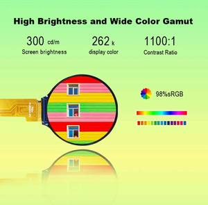 מסך מגע עגול 1.28 מסך מגע עגול 240x240 tft <span class=keywords><strong>lcd</strong></span> עגול עבור שעון חכם - Product Image 3