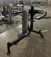 Banc de musculation 3-en-1 en acier robuste pour presse à pectoraux et presse à dos – Équipement de fitness commercial à charge libre