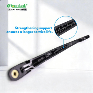 Ensemble de bras et lame d'<span class=keywords><strong>essuie</strong></span>-<span class=keywords><strong>glace</strong></span> <span class=keywords><strong>arrière</strong></span> premium pour Mazda CX-5 2017-2024, référence OE BHP6-67-330, en caoutchouc naturel, pour vitres automobiles - Product Image 3