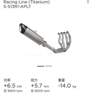 Sistema de Escape Completo de Titanio Hayabusa 2019-2024, Escape y Accesorios para Gsx1300R, Hecho en China Continental - Product Image 1