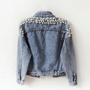 Perfect Wholesale pearl denim jacket to 