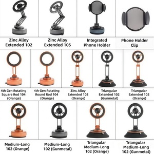 Supporto Magnetico per Telefono da Auto OEM con Braccio Robotico Estensibile a 360° °   Supporto Girevole per Cruscotto con Capacità di Carico 20KG e Sistema Anti-Vibrazione - Product Image 5