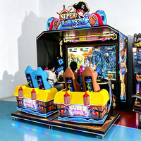 Console de jeu d'arcade pour quatre joueurs Super Robinson Adventure, jeu de tir, garantie 1 an