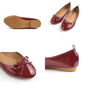 <span class=keywords><strong>Venta</strong></span> directa de fábrica, zapatos planos gruesos a la moda para mujer, diseño de bailarina con nudo de mariposa, cierre sin cordones, zapatos informales para mujer - Product Image 3