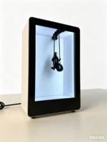 Nouveau produit : Écran transparent holographique 3D tactile de 10,1 pouces, vitrine publicitaire attrayante pour les petites boutiques