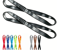 Sangles en chaîne Daisy 40/60CM, Corde d'extension suspendue O-Sling pour hamac de yoga aérien, soies aériennes et ceinture de balançoire de yoga