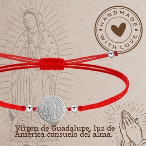 Vergine di Guadalupe in acciaio inossidabile braccialetto argento elegante religioso santo ciondolo cattolico - Product Image 4