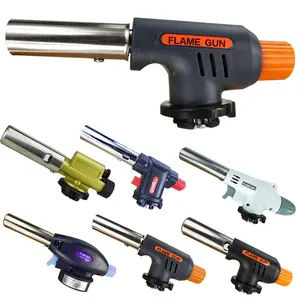 Xách tay Cartridge gas TORCH butan flamethrower ngoài trời thịt nướng Torch Bếp nướng Propane Torch